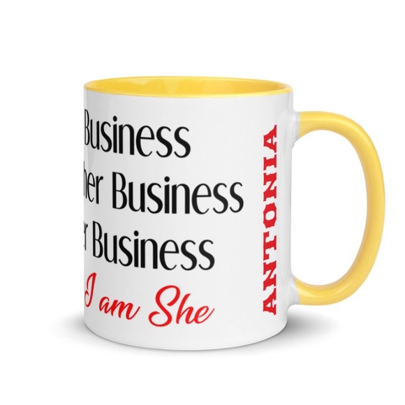 Custom “I am SHE” Graphic Mug-Black - Picture 7 of 9